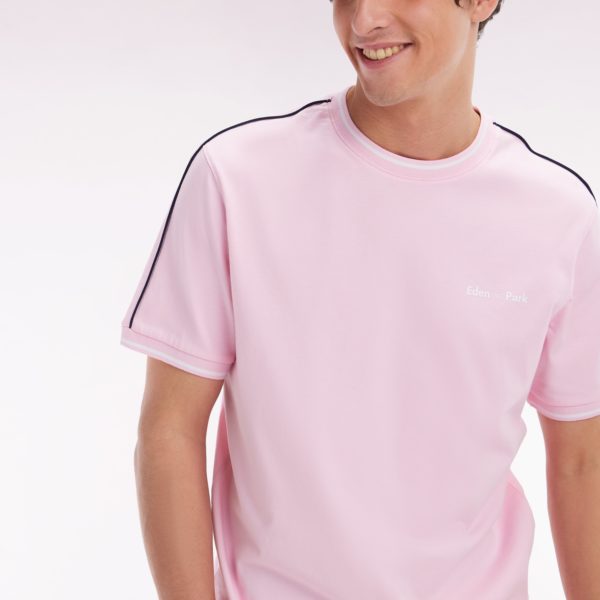 T-shirt En Coton Rose Coupe Décontractée Eden Park