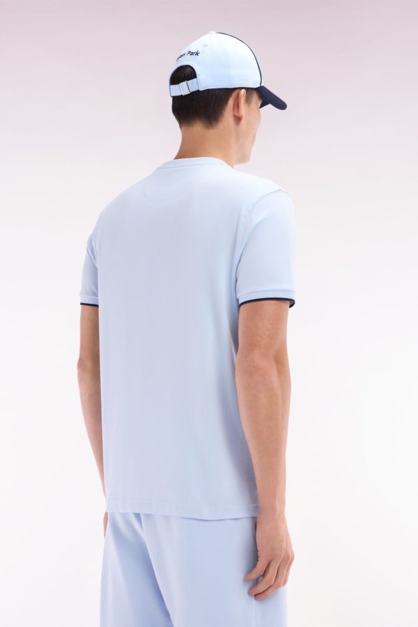 T-shirt En Coton Ciel Broderie Nœud Papillon Coupe Décontractée Eden Park – Image 3