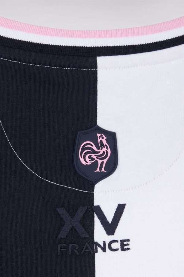 T-shirt Bicolore Xv De France En Coton Blanc Coupe Droite Eden Park – Image 5