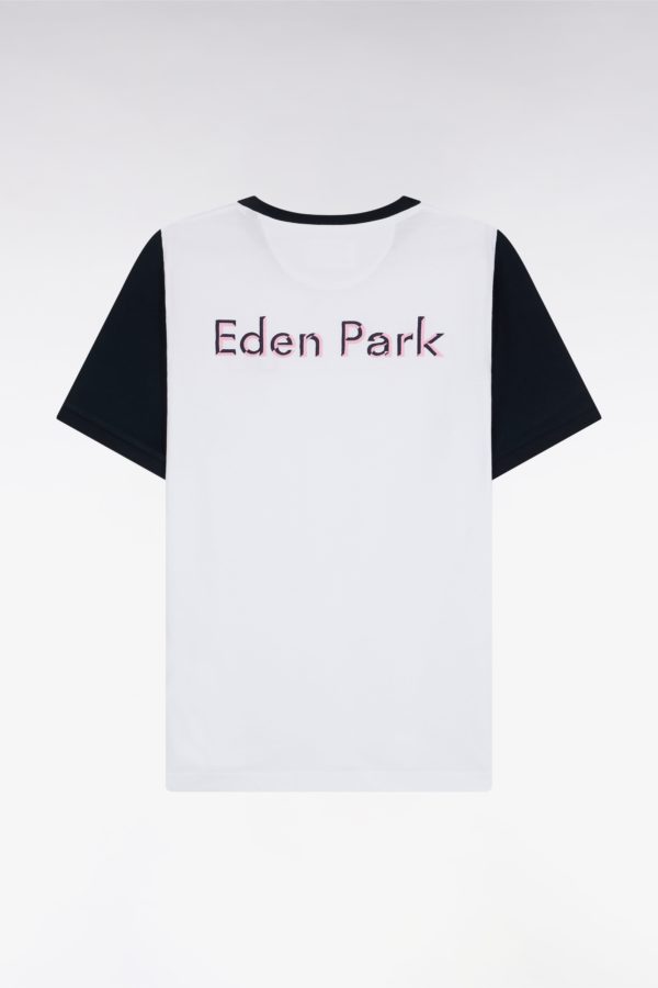 T-shirt À Manches Courtes En Coton Blanc Coupe Décontractée Eden Park