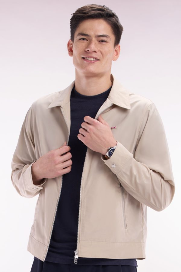 Blouson Zippé Beige Eden Park – Image 2