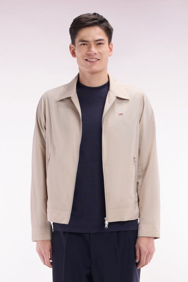 Blouson Zippé Beige Eden Park