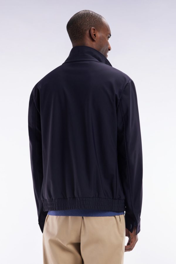 Blouson Zippé Technique Bleu Marine Eden Park – Image 3