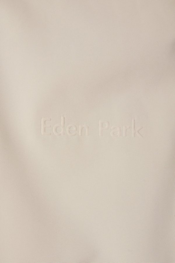 Blouson Coupe-vent En Nylon Soft Touch À Capuche Beige Eden Park – Image 4