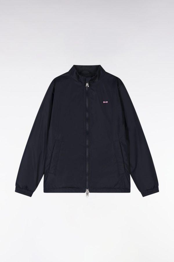 Blouson Coupe-vent Zippé Bleu Marine Eden Park