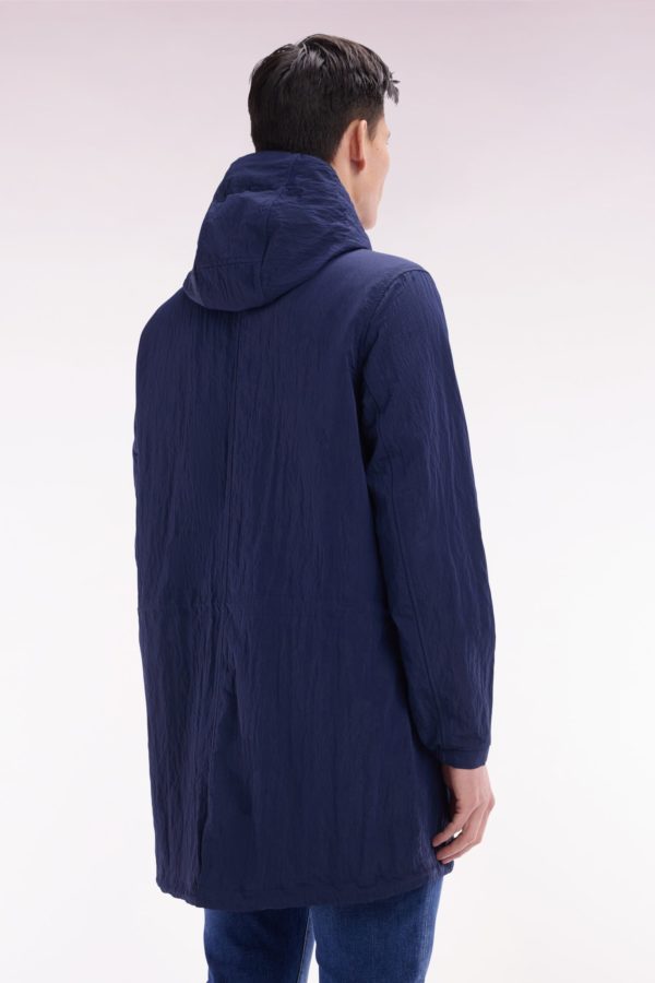 Parka Légère À Capuche Intégrée Marine Eden Park – Image 3