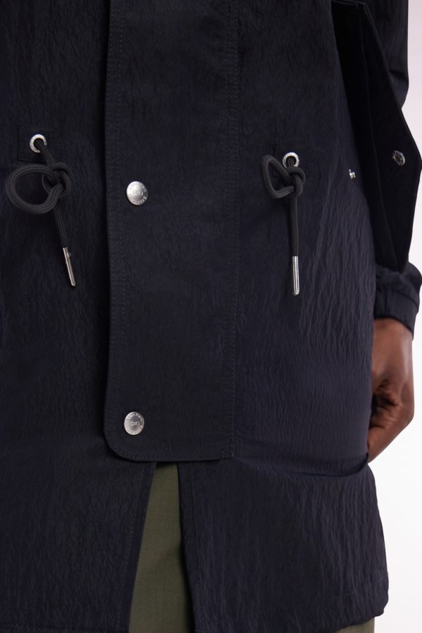 Parka Légère À Capuche Intégrée Noire Eden Park – Image 4