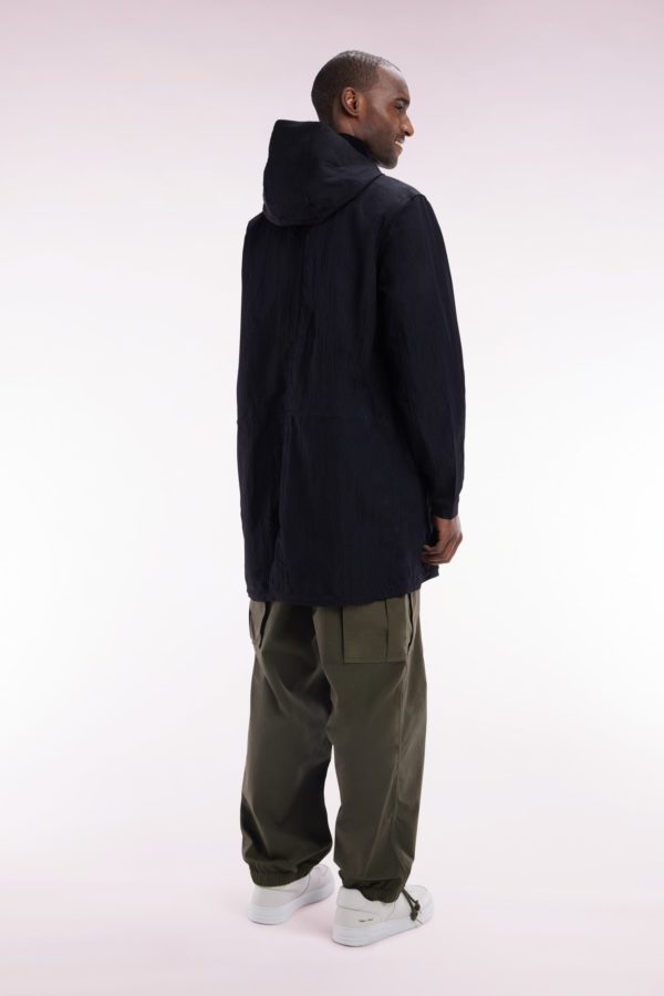 Parka Légère À Capuche Intégrée Noire Eden Park – Image 3