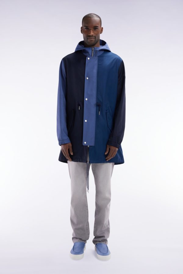 Parka Unisexe Zippée Marine Eden Park