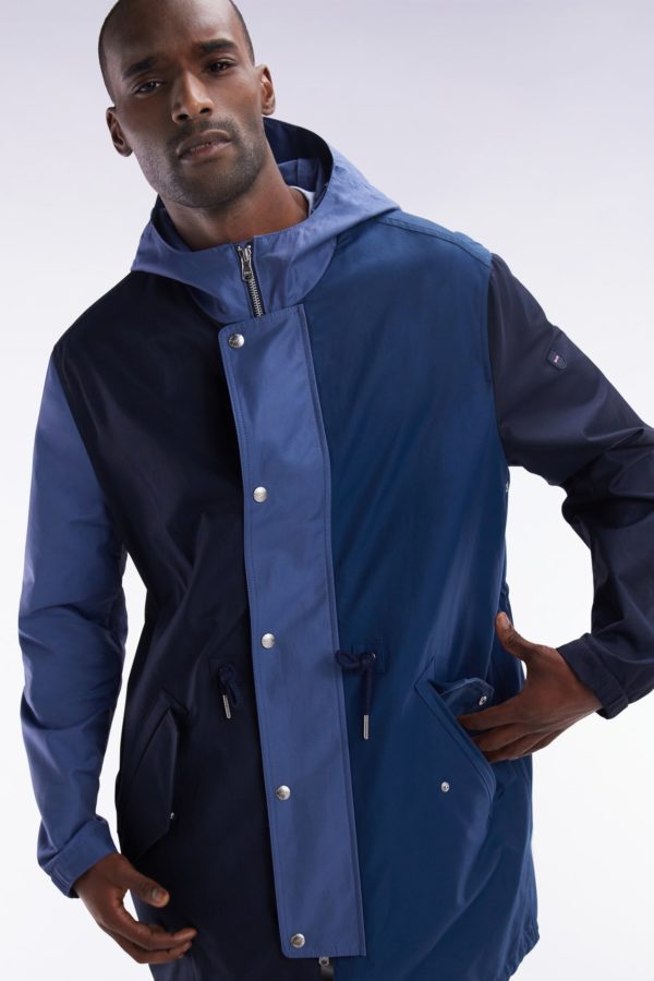 Parka Unisexe Zippée Marine Eden Park – Image 2