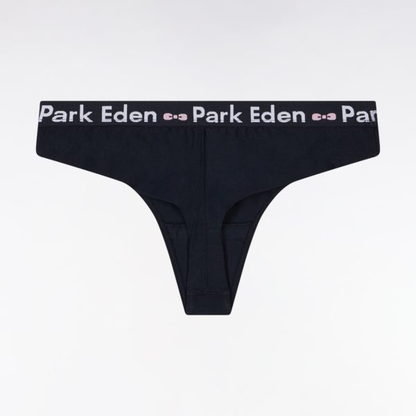 Culotte Tanga En Coton Stretch Marine Eden Park