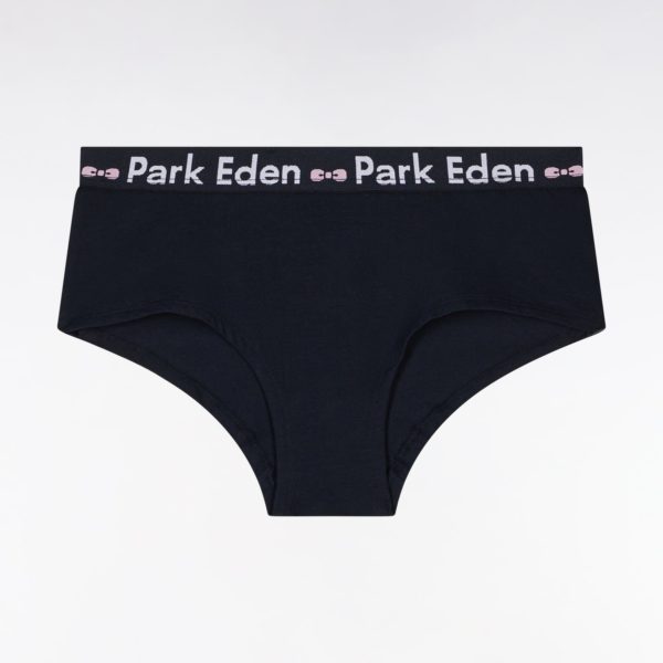 Culotte Shorty En Coton Stretch Marine Eden Park