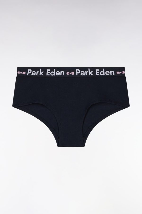 Culotte Shorty En Coton Stretch Marine Eden Park
