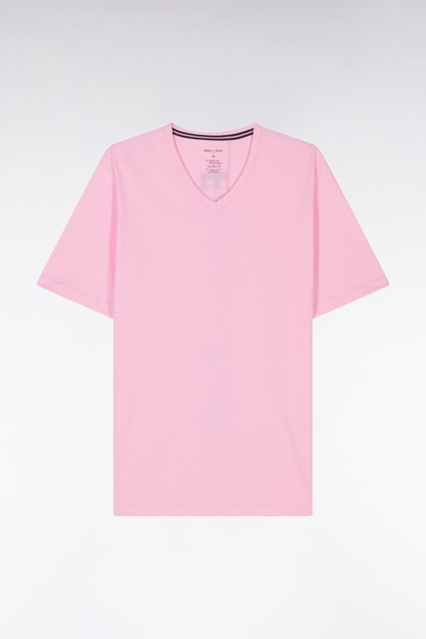Pyjama Court En Jersey De Coton T-shirt Rose Short Marine Eden Park