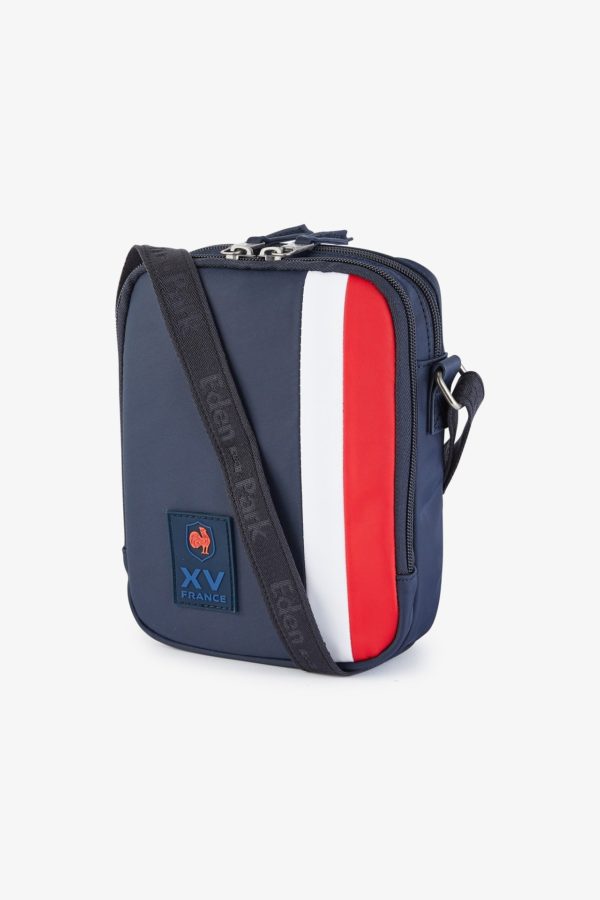 Besace Rectangulaire Xv De France Tricolore Eden Park – Image 2
