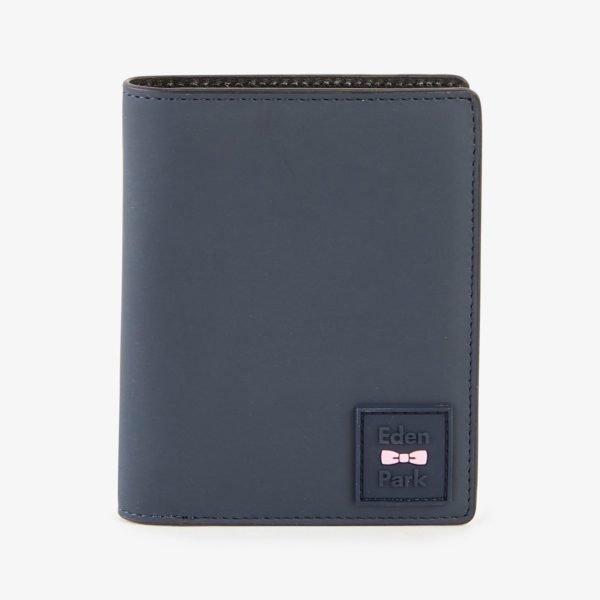 Portefeuille Format Français Gomme Bleu Foncé Eden Park