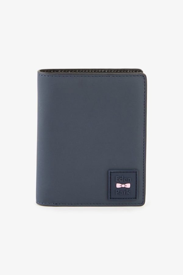 Portefeuille Format Français Gomme Bleu Foncé Eden Park
