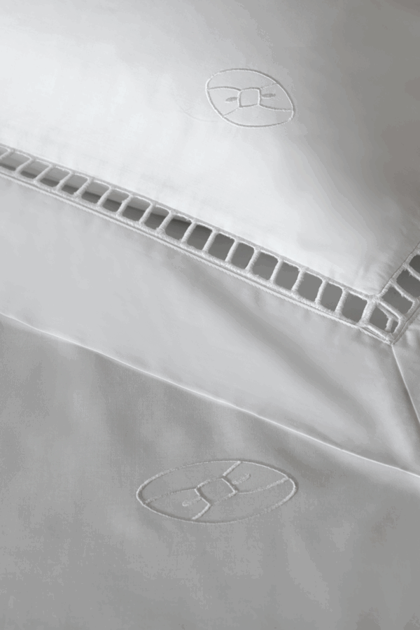 Housse De Couette Blanche - Dentelle Et Crampon Eden Park – Image 2