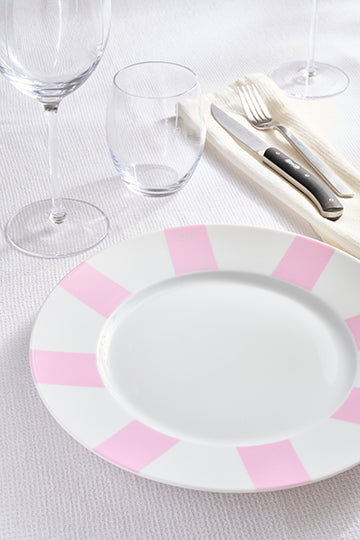 Lot De 6 Assiettes Roses En Porcelaine De Limoges Eden Park
