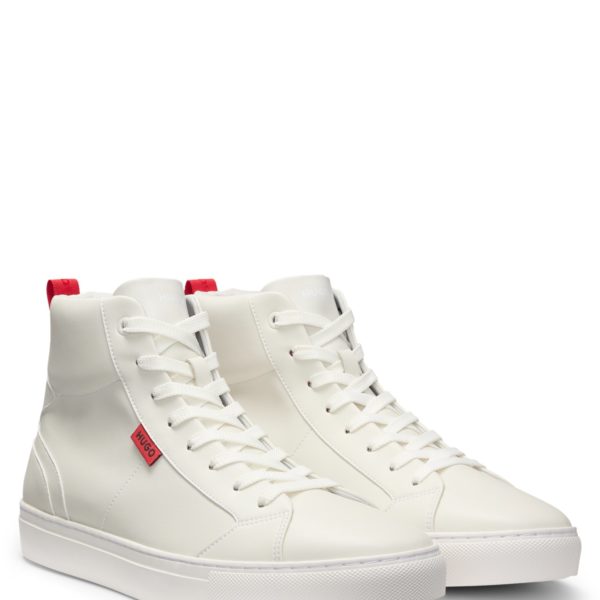 Hugo Boss Baskets montantes en similicuir