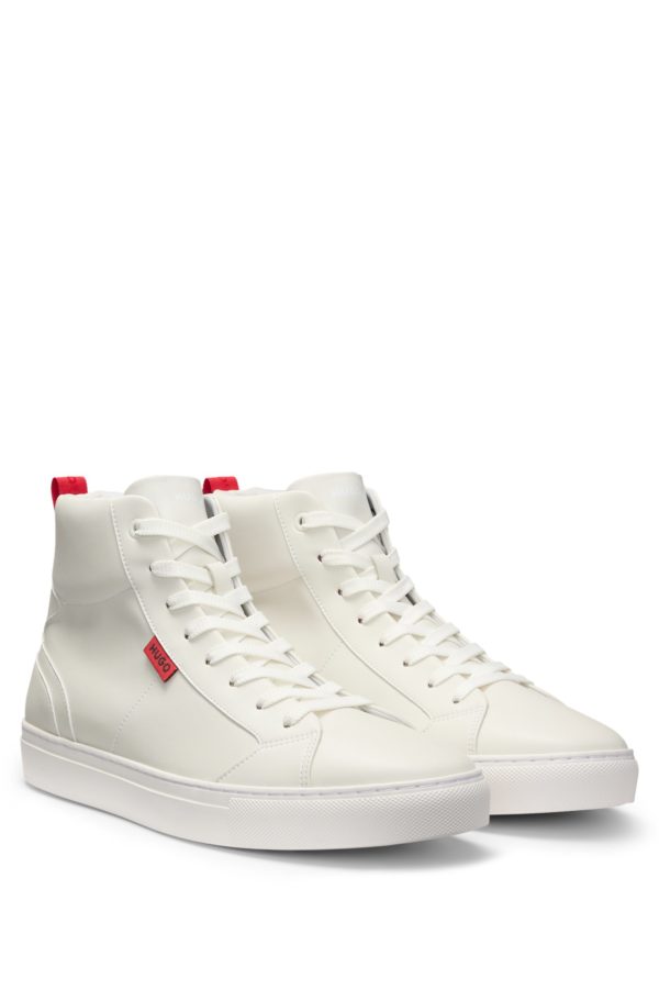 Hugo Boss Baskets montantes en similicuir