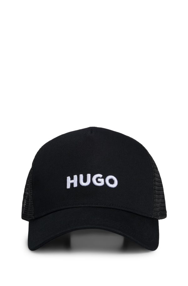 Hugo Boss Casquette en twill de coton avec panneaux en mesh