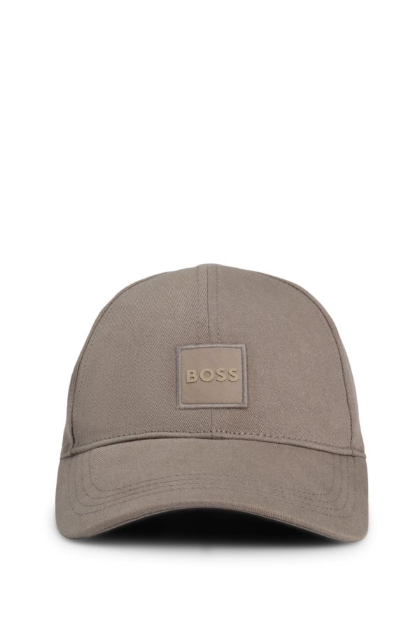 Hugo Boss Casquette en twill de coton avec patch logoté tissé