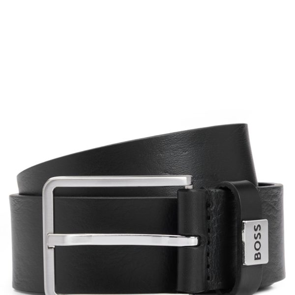 Hugo Boss Ceinture en cuir italien avec passant logoté