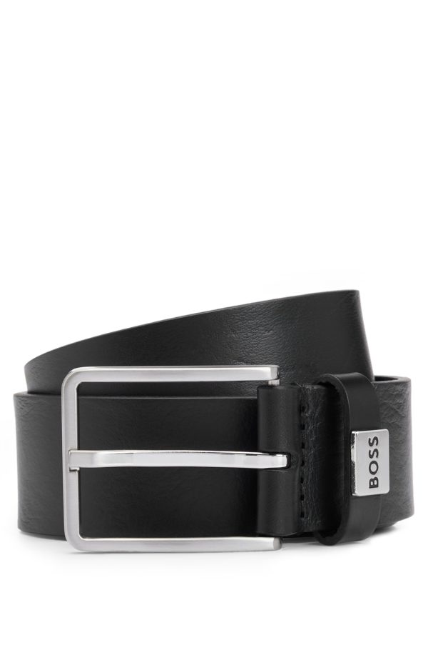 Hugo Boss Ceinture en cuir italien avec passant logoté