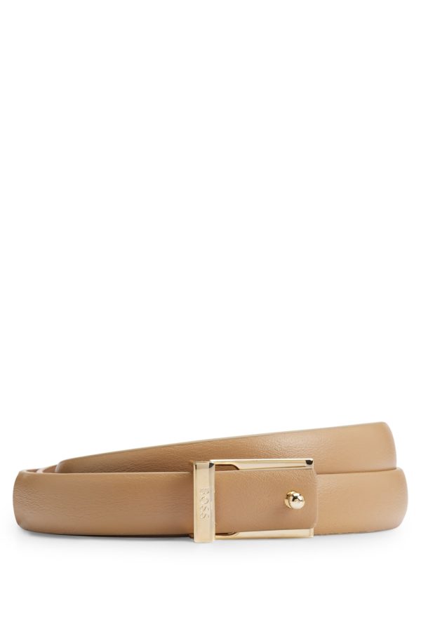 Hugo Boss Ceinture en cuir italien avec passant logoté