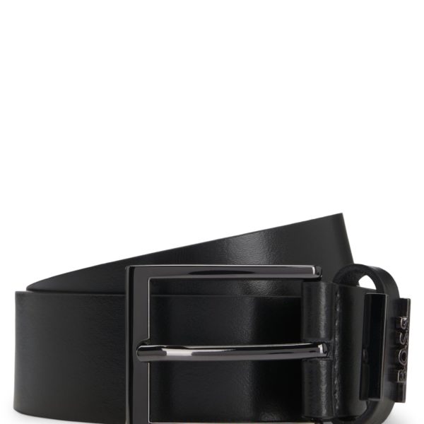 Hugo Boss Ceinture en cuir italien avec passant logoté