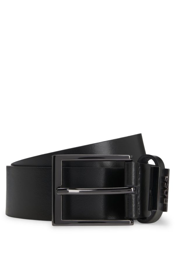 Hugo Boss Ceinture en cuir italien avec passant logoté