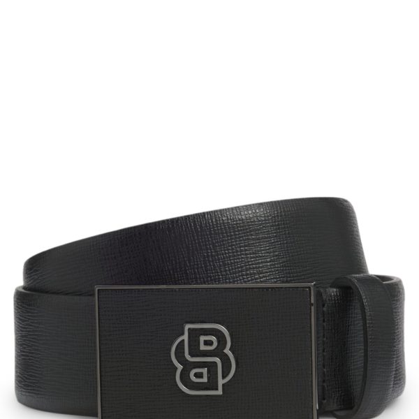 Hugo Boss Ceinture en cuir italien réversible avec boucle à monogramme Double B