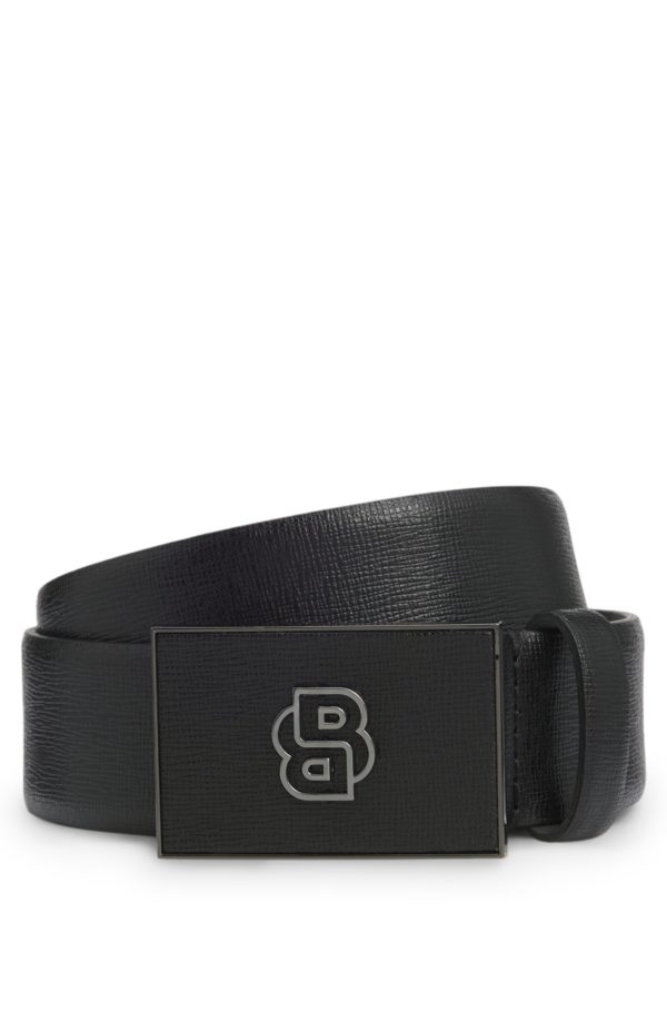 Hugo Boss Ceinture en cuir italien réversible avec boucle à monogramme Double B