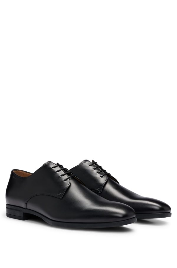 Hugo Boss Chaussures derby en cuir à semelle en gomme