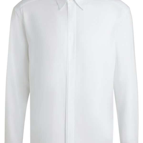 Hugo Boss Chemise Relaxed à patte de boutonnage recouverte