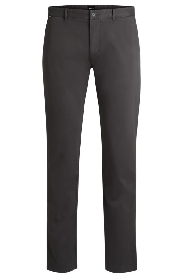 Hugo Boss Chino Regular en gabardine de coton stretch