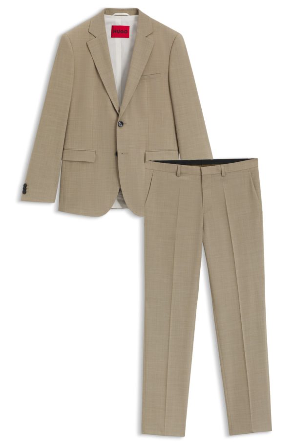 Hugo Boss Costume Extra Slim en tissu stretch façonné