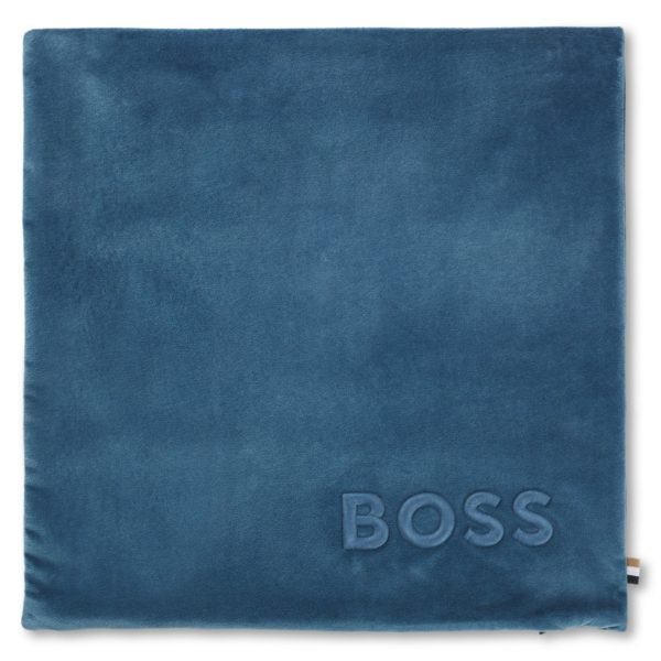 Housse de coussin en coton mélangé à logo brodé – Hugo Boss