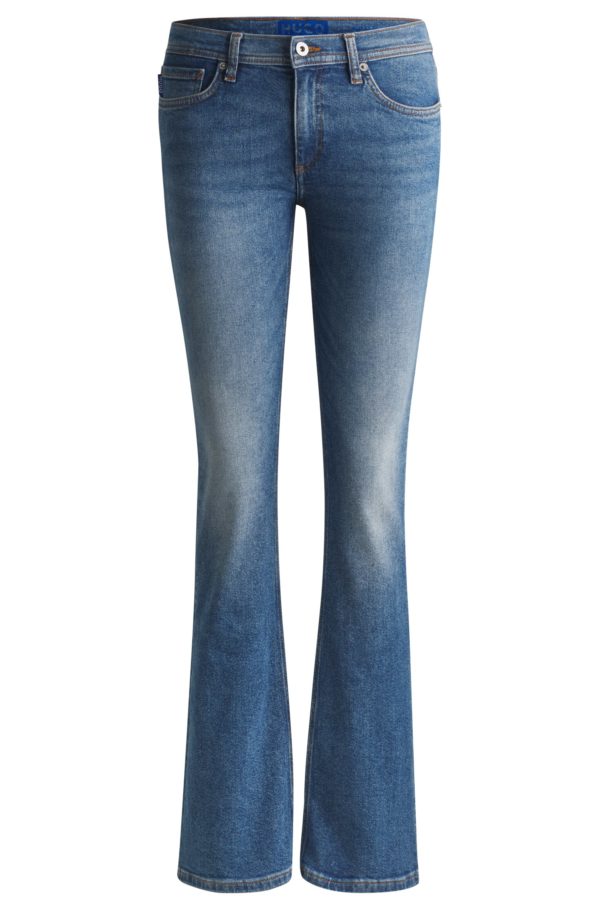 Hugo Boss Jean évasé en denim stretch bleu confortable