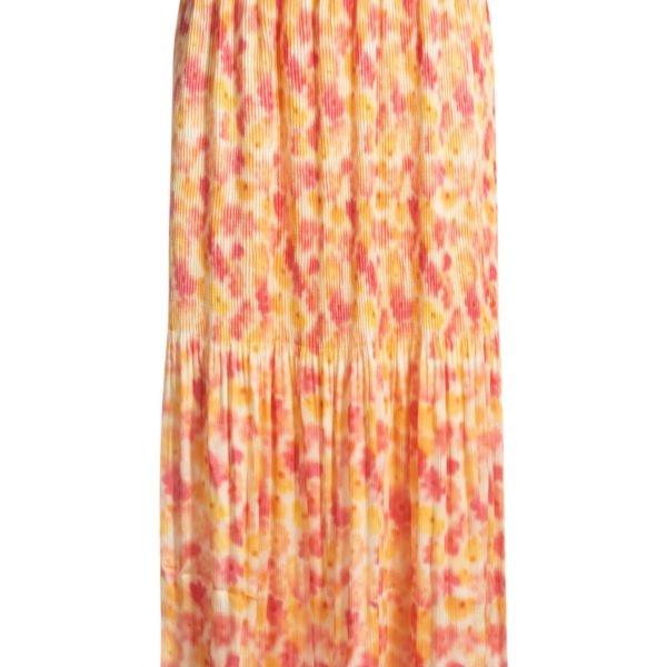 Hugo Boss Jupe mi-longue plissée avec imprimé à fleurs effet flou