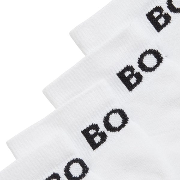 Hugo Boss Lot de deux paires de chaussettes basses en tissu stretch