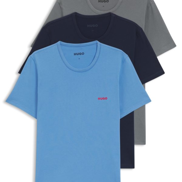 Hugo Boss Lot de trois t-shirts en jersey de coton