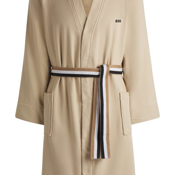 Peignoir en molleton de coton à séchage rapide – Hugo Boss