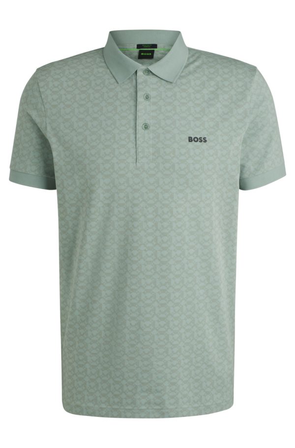 Hugo Boss Polo Paddy en coton stretch à motif imprimé