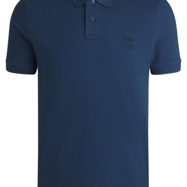 Hugo Boss Polo Slim en coton stretch à patch logoté