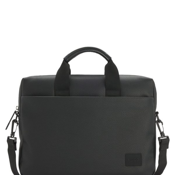 Hugo Boss Porte-documents avec patch logoté