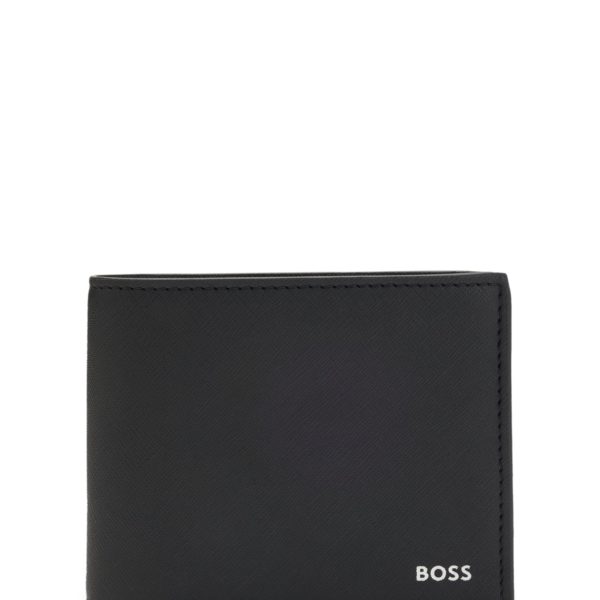 Portefeuille à logo argenté imprimé en transfert – Hugo Boss