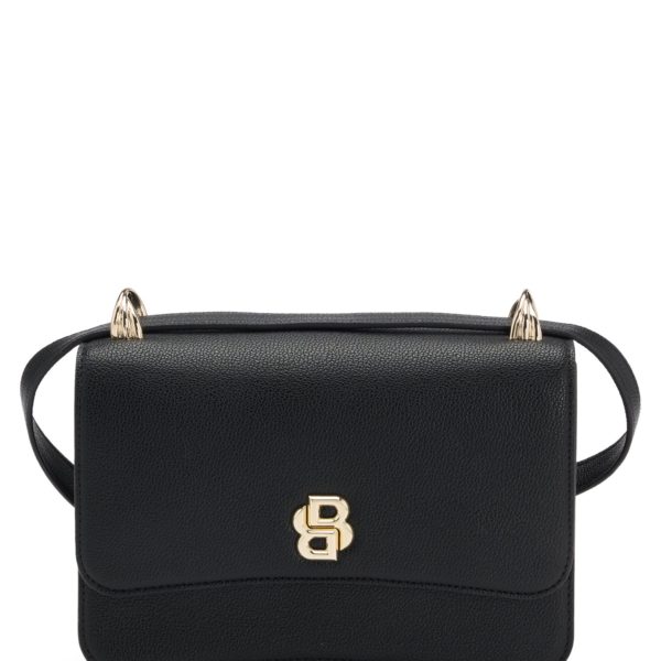 Sac porté croisé grainé à monogramme Double B – Hugo Boss