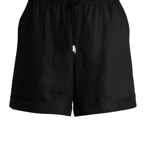 Hugo Boss Short en ramie avec cordon torsadé
